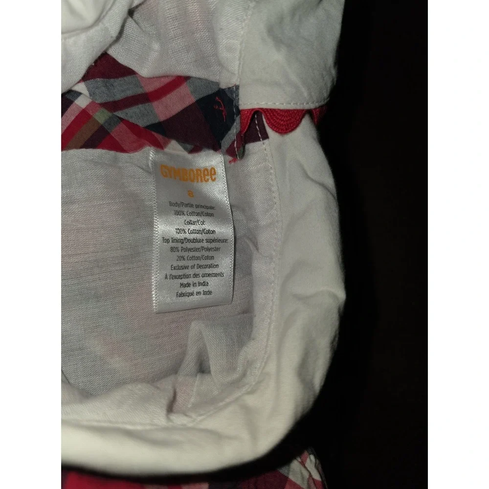 Gymboree classroom cutie back to school apple dress size 8